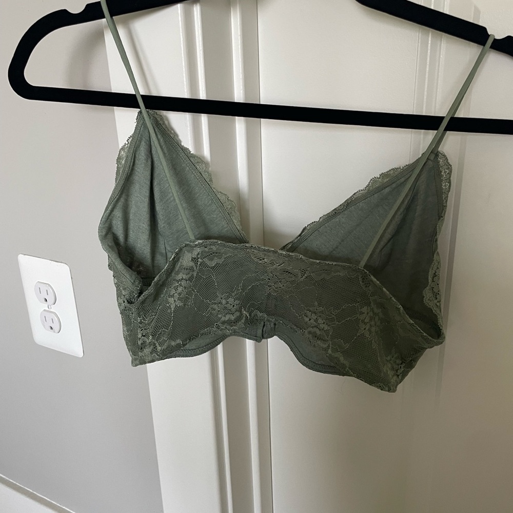 Green lace shirt